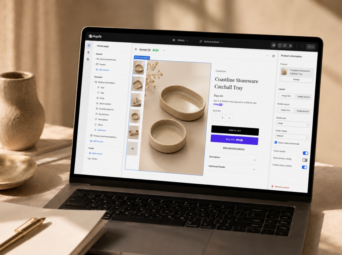 Creación de tienda Shopify