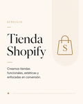 Creación de tienda shoppify