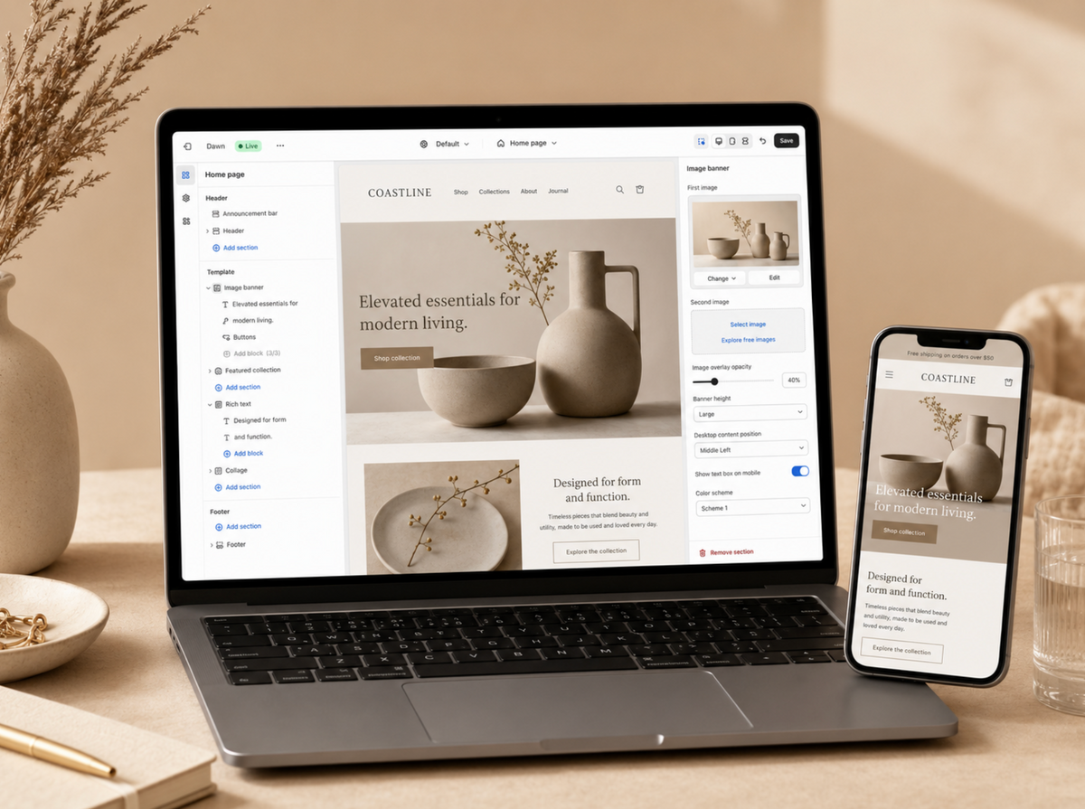 Creación de tienda Shopify